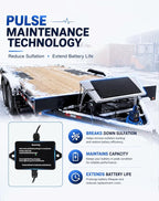 20W Solar Battery Maintainer & Trickle Charger, MPPT & Pulse Tech Solar Panel - Image 4