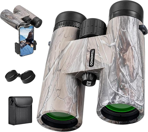 12x42 HD Binoculars for Adults High Powered Binoculars by YUANZIMOO