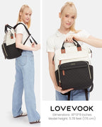 LOVEVOOK Laptop Backpack for Women, 17.3'' Waterproof Nurse Bag Teacher Work - Image 4
