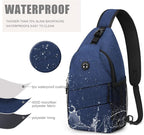 Pritent Crossbody Bags for Women Men Trendy Sling Bag Backpack Casual Chest Bag - Image 4