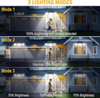 daphino 2500LM Solar Lights Outdoor - Image 6