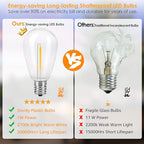 Mlambert 2 Pack 96FT Outdoor String Lights - Image 5