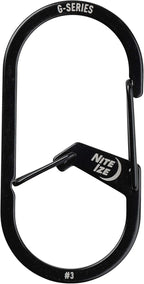 Nite IZE GS3-01-R6 G-Series Dual Chamber Carabiner, Size #3 1-Pack - Image 2