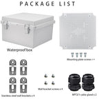Waterproof Electrical Box with Mounting Plate, IP67 Junction Box Stainless - Image 4