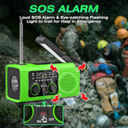 NITIGO Emergency Radio, Reading Lamp, Flashlight, SOS Alarm, Headphone Jack - Image 8