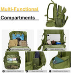CVLIFE Hydration Backpack with 3L TPU Tactical Water Bladder, 22L Hiking - Image 5