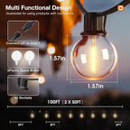 addlon 100FT Outdoor String Lights G40 - Image 6