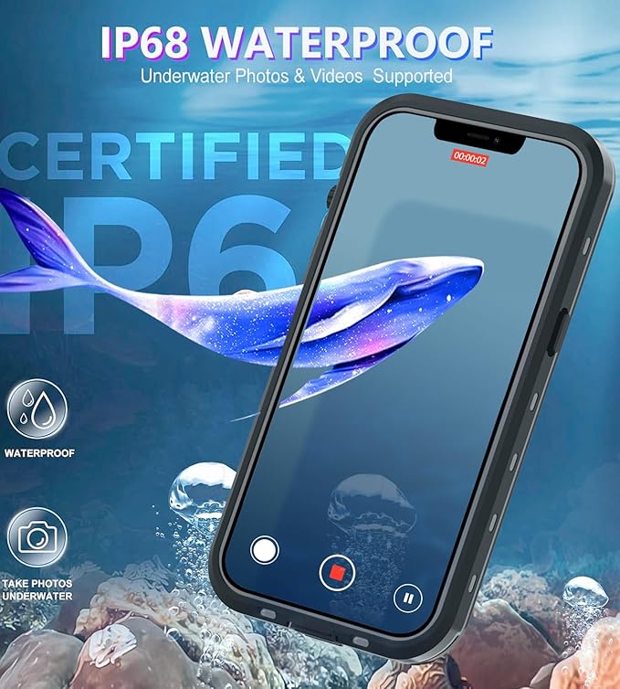 Design for iPhone 13 Pro Max Case Waterproof 6.7‘’, Full Body Underwater - Image 5