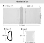 4 Packs White Sandbag Weight Bags - Image 5