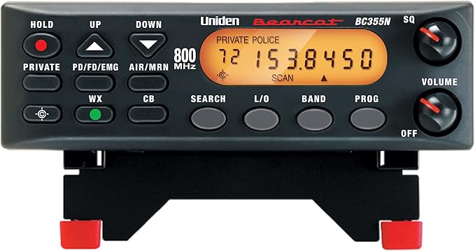 Uniden BC355N 300-Channel Base/Mobile Scanner, Close Call Capture, by Uniden