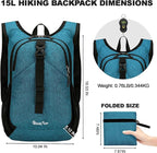 Seektop 15L Small Hiking Backpack - Image 4