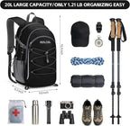 RealCool Hiking Backpack for Men Women, 20L Lightweight Waterproof Travel - Image 2