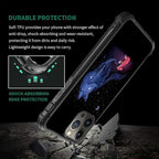 for iPhone 16 Pro Case, Galaxy Fox Wolf Pattern Graphic Design Girl Boy Soft - Image 7