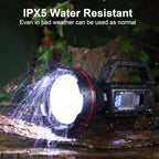 Rechargeable Spotlight Flashlight, High Lumens Handheld Spotlight, LED - Image 6