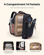 LOVEVOOK 50L Travel Backpack for Men & Women, Airline Approved Carry On Luggage - Image 2