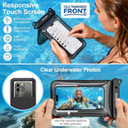 Rynapac IPX8 Waterproof Phone Pouch Floating, Double Space Waterproof Phone Case - Image 4