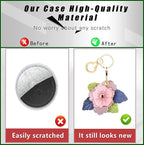 BORKUANA Leather Keychain Holder Case Compatible - Image 3