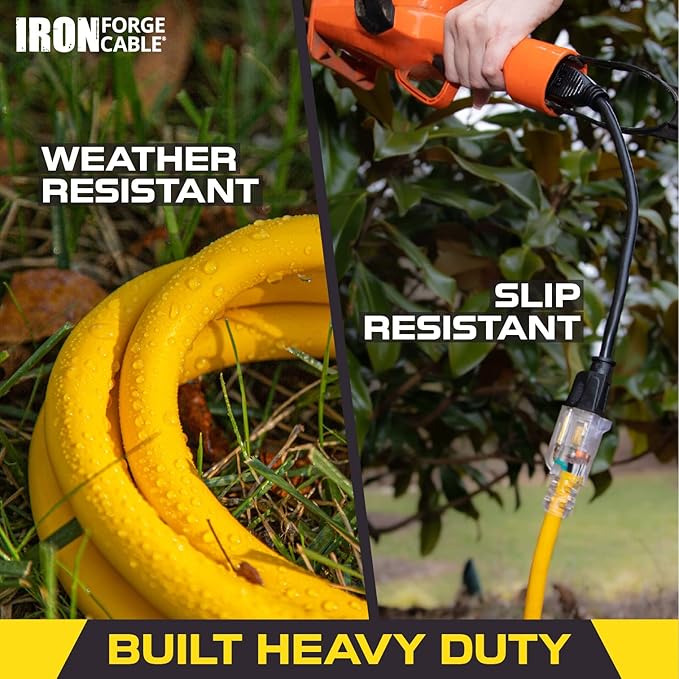 Iron Forge Cable Outdoor Extension Cord 10 Ft, 2 Packs - Image 6