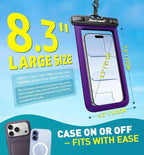 Hiearcool Waterproof Phone Pouch 2 Pack, IPX8 Dry Bag - Image 3