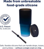 Silipint: 32oz Silicone Straw Tumbler, Unbreakable, Dishwasher Safe - Image 3