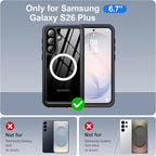 ANTSHARE IP68 Waterproof Case for Samsung Galaxy S26 Plus - Image 2