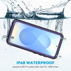 Lanhiem for Samsung Galaxy S25 Case, IP68 Waterproof Dustproof, Built-in Screen - Image 2