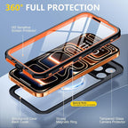 Red2Fire for iPhone 17 Pro Max Case Waterproof, Phone Case 6.9" Oragne/Clear - Image 5