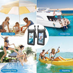 Floating Waterproof Phone Pouch 2 Pack, IPX8 Double Space Waterproof Phone Case - Image 7