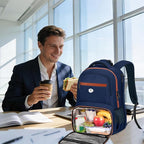 MATEIN Laptop Backpack with Lunch Compartment, Large Insulated Lunch Backpack - Image 8