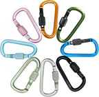 YUCHIYA 8 Pack D-Shape Carabiner Clasp - Image 7