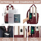 Laptop Backpack for Women Work Bag - Image 4