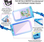 Personalized Initial Waterproof Phone Pouch Case - Image 3