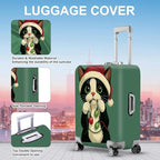 ANNA QUEEN Christmas Cat Luggage Cover, Cute Santa Cat - Image 3