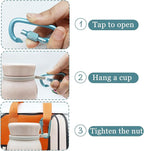 YUCHIYA 8 Pack D-Shape Carabiner Clasp - Image 3