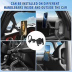 FUNY A Pillar Grab Handle Phone Mount Adjustable Direction Mobile Phone Holder - Image 7