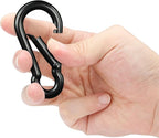 sprookber Carabiner Clips Spring Snap Hook, Iron Heavy Duty Caribeaners - Image 6