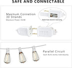 DAMAING Outdoor String Lights 50FT Waterproof, LED Patio Lights Dimmable - Image 5