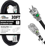 Indoor Outdoor Extension Cord Weatherproof by HONDERSON