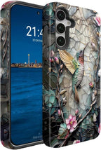 Compatible for Samsung Galaxy A27 5G Case, Dual Layer Heavy Duty 2 in 1 by BSMOSPER