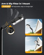 LED Barn Light, 150W 20000LM Yard Area Lights Dusk to Dawn Outdoor Lighting - Image 5