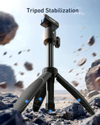 TELESIN 40cm/15.7'' Mini Selfie Stick Tripod, Magnetic Quick Release Selfie - Image 6
