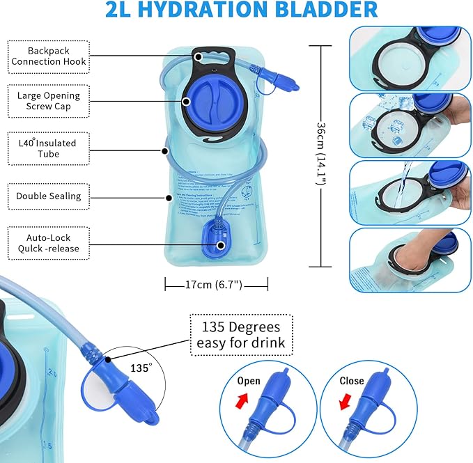 Roptat Hydration Backpack Pack - Image 5