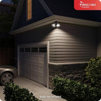 GLOBE Electric 240W Twin Head Motion Sensor Security Flood Light, 110° Detection - Image 4