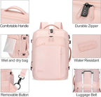 Lumesner Carry on Travel Backpacks, Extra Large 40L Flight Approved Bag - Image 7