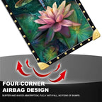 Compatible with iPhone XR Case, Colourful Dragonfly Pink Lily Pads Luxury - Image 6
