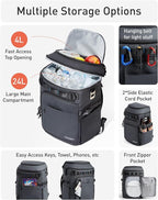 TOURIT Cooler Backpack Lightweight Insulated Backpack Cooler Leak-Proof - Image 5