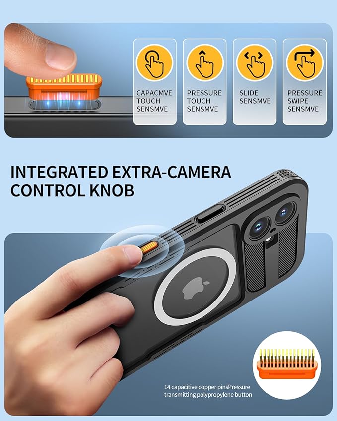 Lanhiem Magnetic for iPhone 16 Case, IP68 Waterproof Dustproof Case, Full Body - Image 4