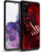 for Samsung Galaxy S20 Case, Gestures Funny Skull Pattern Graphic Design Girl - Image 5