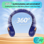 KIDEE Portable Neck Fan, Personal Bladeless Rechargeable, Upgraded 4000mAh - Image 5