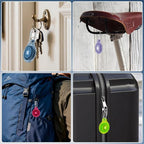 AirTag Holder with 304 Carabiner, 4 Pack IPX8 Waterproof Shockproof PC Hard Case - Image 7